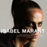 Наташа Поли в рекламных постерах Isabel Marant