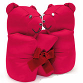 Дизайнерские мишки в День святого Валентина