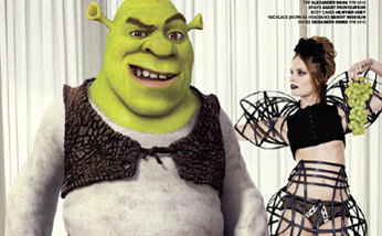 Шрек – звезда фешн-съемки