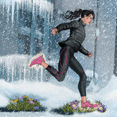 Лукбук: зимняя коллекция Nike Women’s Training в комиксах