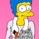 Мардж Симпсон одели в известные наряды знаменитостей