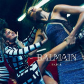 Модели устроили драку в рекламе Balmain