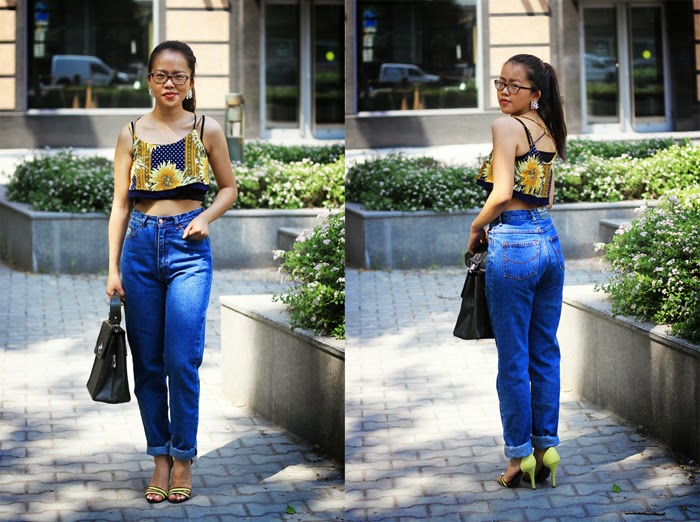 natashaduchen summer look outfit boyfriend jeans short top moscow street fashion magia di gamma zara heels monki (1).jpg